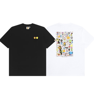 ใหม่ เสื้อยืดลําลอง แขนสั้น ลายพราง BAPE สําหรับเด็ก 0511