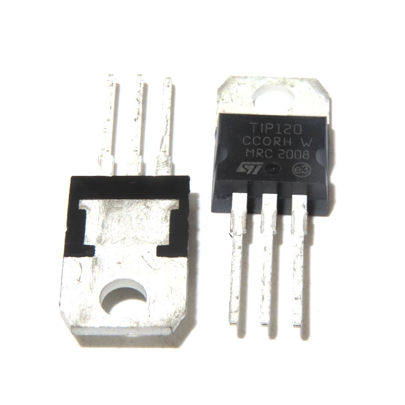 ยี่ห้อใหม่ TIP120 In-Line TO-220 Darlington Mutual อาหารเสริมซิลิคอน NPN Power ทรานซิสเตอร์ Triode
