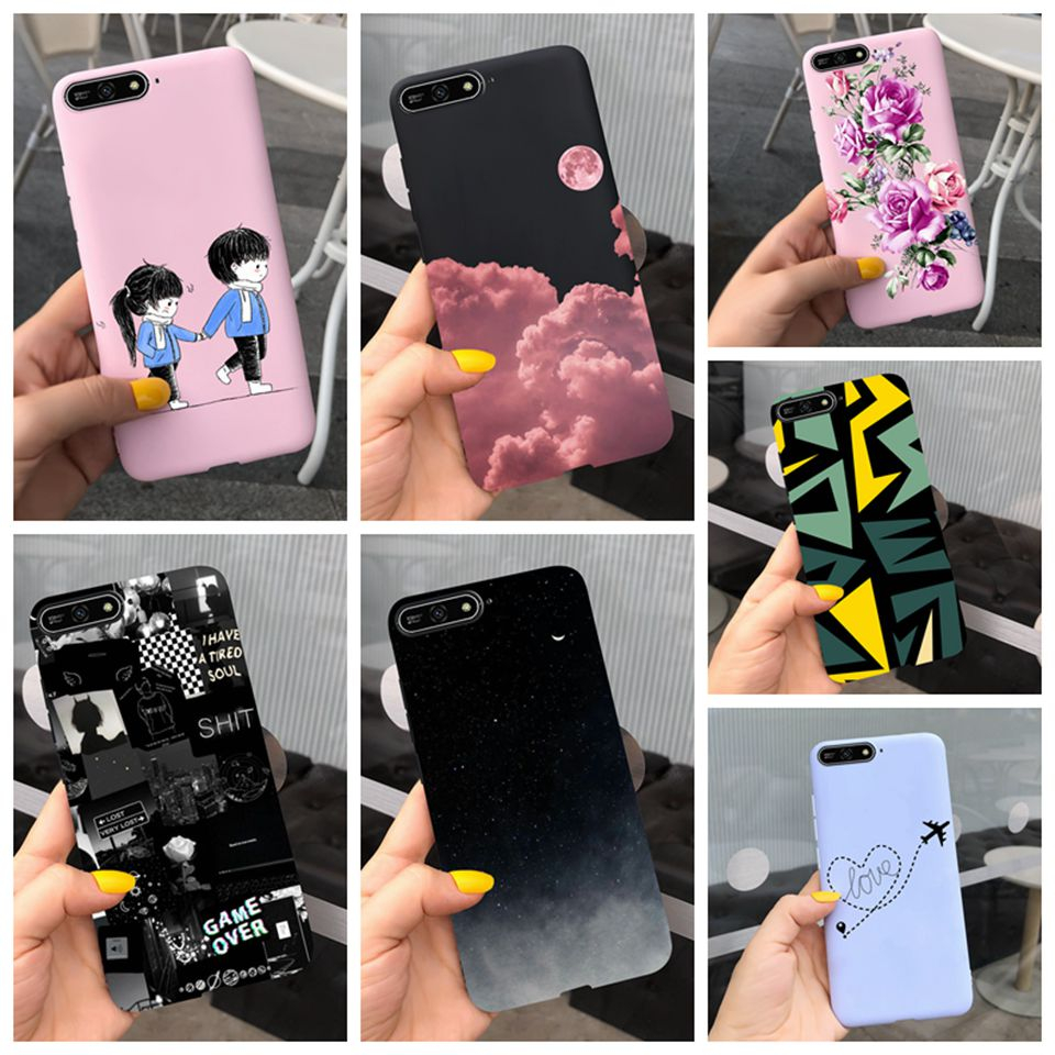 เคสโทรศัพท์มือถือ แบบนิ่ม สําหรับ Huawei Y6 2018 ATU-L11 Y6 Prime 2018