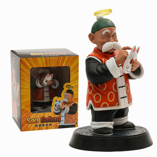 โมเดลฟิกเกอร์ Pvc อนิเมะ Dragon Ball Z Son Gohan Uranai Baba Fifth Warrior ขนาด 18 ซม. ของเล่นสําหรับเด็ก