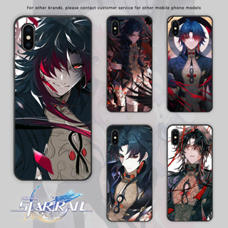 พร้อมส่ง Honkai: Star Rail Blade เคสโทรศัพท์มือถือ กระจกนิรภัย ซิลิโคนนุ่ม ลายไพ่ทาโรต์ สําหรับ