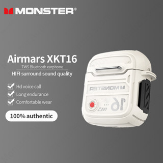 Monster XKT16 หูฟังสเตอริโอไร้สายบลูทูธ  HIFI ความทนทานสูง สวมใส่สบาย บลูทูธ 5.3