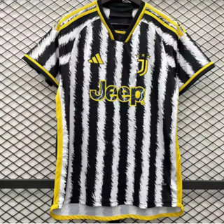 เสื้อกีฬาแขนสั้น ลายทีม Juventus Jersey 2023/24 คุณภาพสูง