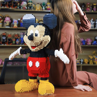 บล็อกตัวต่อเลโก้ รูป Disney Mickey Minnie ขนาดเล็ก ของเล่นเสริมการเรียนรู้ สําหรับเด็กผู้ชาย และเด็กผู้หญิง