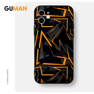 Guman เคสไอโฟน เคสซิลิโคนนุ่มกันกระแทกน่ารักตลก เคสโทรศัพท์ Compatible for iPhone 14 13 12 11 Pro Max SE 2020 X XR XS 8 7 6 6S Plus พลัส XYB1752