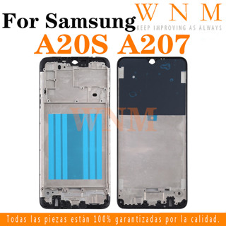 กรอบกลาง หน้าจอ LCD แบบเปลี่ยน สําหรับ Samsung Galaxy A20S A207F A207