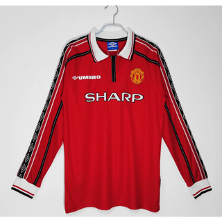 เสื้อบอล แมนเชสเตอร์ยูไนเต็ด สีแดง 1998 1999