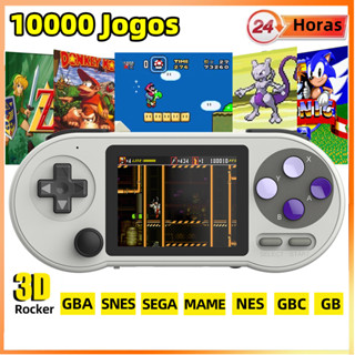 เครื่องเล่นเกมไร้สาย IPs 2 เอาท์พุตวิดีโอ 6000 Av เป็น GBA Sega Snes ขนาด 3 นิ้ว แบบพกพา