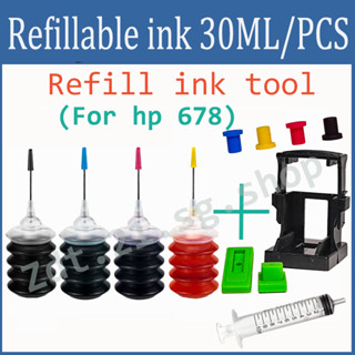 หมึกเติม สีดํา hp 678xl hp678 xl hp 678 xl 678xl สําหรับ Deskjet 1018 1518 2515 2548 3515 3548 4518 2648