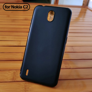 เคสโทรศัพท์ซิลิโคน TPU แบบนิ่ม ผิวด้าน กันกระแทก สําหรับ Nokia C2 C2