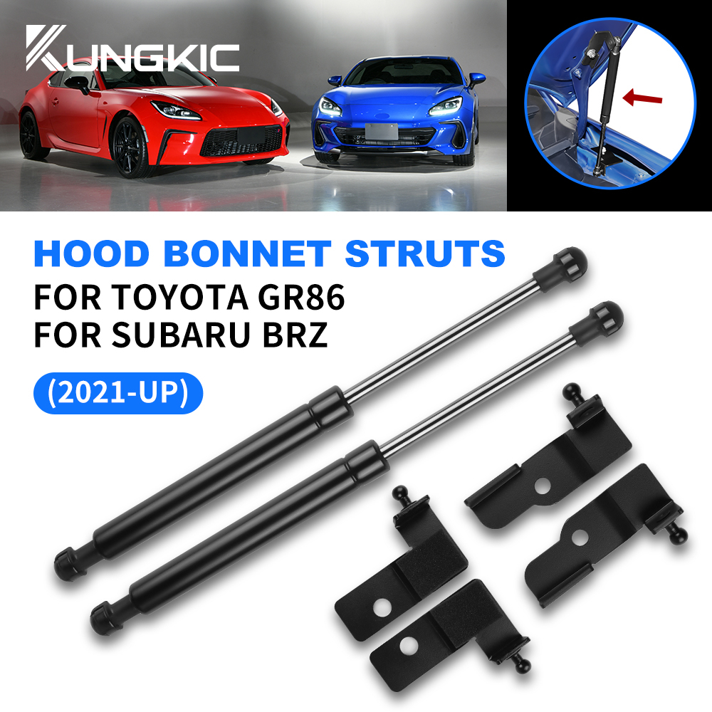 สําหรับ Subaru BRZ Toyota GR86 2022-2026 ไฮดรอลิกสนับสนุน Rod Hood Bonnet Struts ฝาครอบเครื่องยนต์สนับสนุน Rod รถอุปกรณ์เสริม