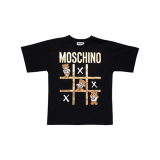 Moschino ใหม่ ขายดี เสื้อยืด ผ้าฝ้าย พิมพ์ลาย สําหรับผู้ชาย และผู้หญิง