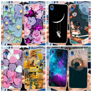 เคสโทรศัพท์มือถือ ซิลิโคนนิ่ม แบบใส ลายนักบินอวกาศ หรูหรา สําหรับ Vivo Y91C 2020 1820_19 Y90 Y1S 1929 1908 1823