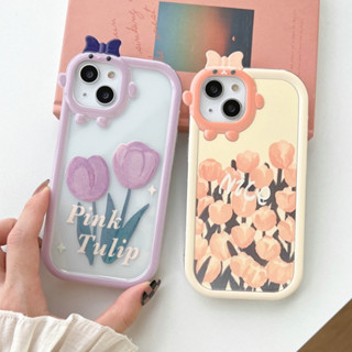 เคสโทรศัพท์มือถือ ซิลิโคนนุ่ม TPU ใส ลายดอกทิวลิป สีเหลือง สําหรับ Redmi A1 9A 9C 9T 10 10A 10C Note 8 9 10 10S 11 11S Xiaomi 12 POCO X3 M3 M5s NFC 2022 Pro 5G  | G018