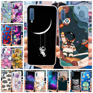 เคสโทรศัพท์มือถือ TPU แบบใส ปิดด้านหลัง สําหรับ Samsung Galaxy A7 2018 A750 SM-A750F A7 2018 A750F 6.0 นิ้ว