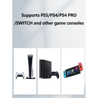 Llano อะแดปเตอร์รับส่งสัญญาณ USB บลูทูธ 5.3 สําหรับ Switch PS5 PS4 หูฟัง เครื่องเสียง และเกมแพด