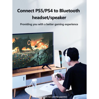 Llano อะแดปเตอร์รับส่งสัญญาณ USB บลูทูธ 5.3 สําหรับ Switch PS5 PS4 หูฟัง เครื่องเสียง และเกมแพด