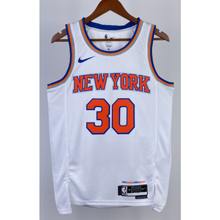 hot pressed  2023 nba New York Nicks No. 30 Randle white basketball jersey