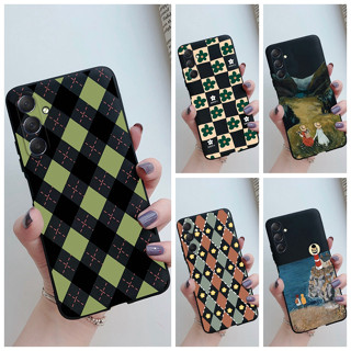 เคสโทรศัพท์มือถือ ซิลิโคนนิ่ม แบบบาง สีสันสดใส สําหรับ Samsung Galaxy M54 2023