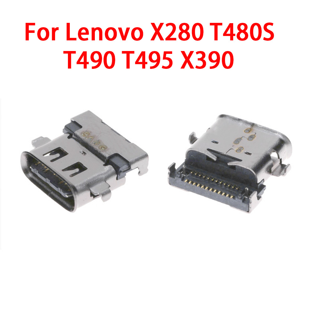 พอร์ตแจ็ค USB Type-C DC สําหรับ Lenovo ThinkPad X280 T490 T480S X390 L13 T590 DC เชื่อมต่อแล็ปท็อป ซ็อกเก็ต USB-C