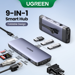 UGREEN ฮับอะแดปเตอร์ Type C To Multi Usb 3 . 0 Hub Usb C Hub