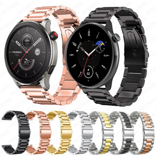 สายนาฬิกาข้อมือสแตนเลส สําหรับ Amazfit GTR Mini GTR 4 3 3Pro 2 2e GTR 47 มม. 42 มม.