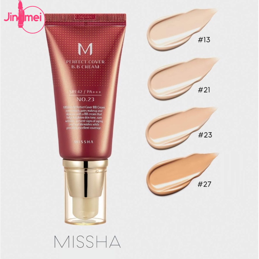 [READY Stock ] Missha M Perfect Cover บีบีครีม SPF 42 PA + + 50ml
