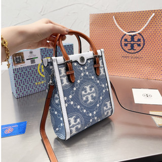 【PROMO 2023 สไตล์ใหม่】 Limited Edition Tory Burch กระเป๋าสะพายไหล่ กระเป๋าช้อปปิ้ง สําหรับผู้หญิง