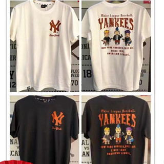 Mbl เสื้อยืดแขนสั้น พิมพ์ลายการ์ตูนเบสบอล Major League สําหรับผู้ชาย และผู้หญิง 50700