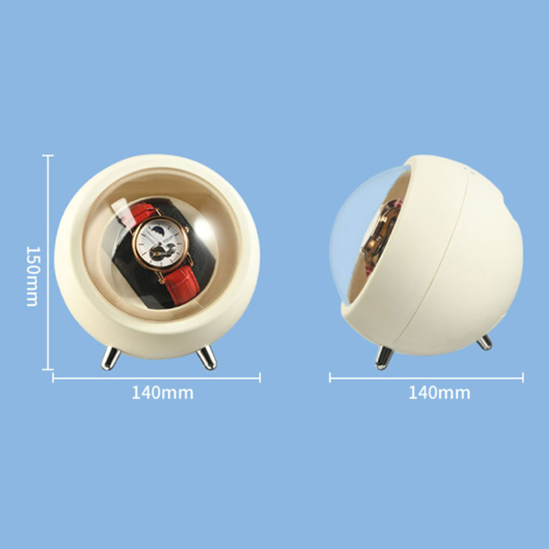 Watch Winder Ibbeton นาฬิกาข้อมือไม้ แนวตั้ง แนวหรูหรา 1 ช่อง สําหรับตู้นาฬิกาข้อมือ