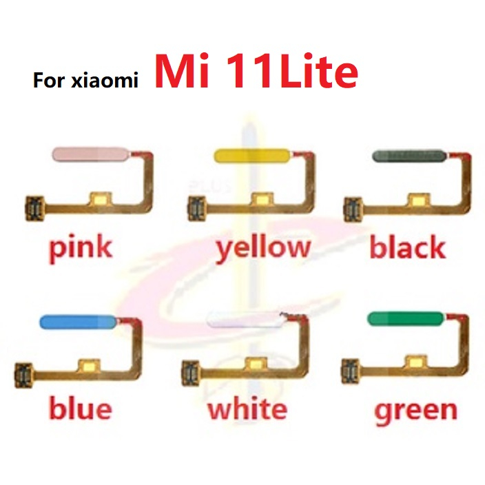 ลายนิ้วมือ แพรปุ่มโฮมสแกนนิ้ว ( Finger ) ปุ่มเปิดปิด สําหรับ Xiaomi Mi 11 lite