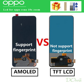 ของแท้ หน้าจอสัมผัส LCD ดิจิไทเซอร์ สําหรับ OPPO Reno 10X Zoom OPPO 10 x CPH1919 PCCM00 CPH1921