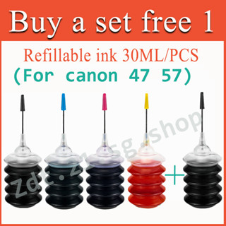 ตลับหมึกเติมหมึก สําหรับ Canon 47XL 57XL PG-47 CL-57 E400 E460 E410 E460 E470 E477 E480 E3170 E3370 E4270