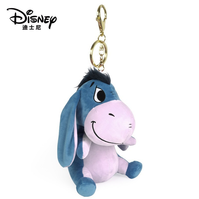 Disney ของแท้ จี้ตุ๊กตาดิสนีย์ Stitch สตรอเบอร์รี่ หมี ตุ๊กตา Toy Story สําหรับตกแต่งกระเป๋า