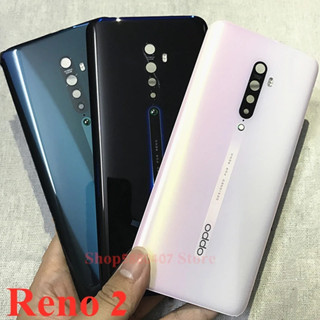 เคสแบตเตอรี่ด้านหลัง 3D พร้อมสติกเกอร์กาว สําหรับ OPPO Reno 2 OPPO Reno2 Reno 2