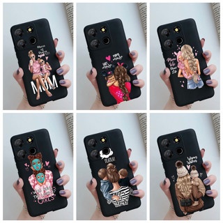 เคสโทรศัพท์มือถือ แบบนิ่ม ลาย Itel A60 Itel A60s Super Mom สําหรับ Itel A60 A60s 2023