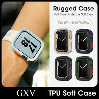 เคสโทรศัพท์ซิลิโคน TPU แบบนิ่ม กันกระแทก ทนทาน สําหรับ iWatch Ultra 49 มม. 45 มม. 44 มม. 41 มม. 40 มม. iWatch Series 8 7 6 5 4 SE2