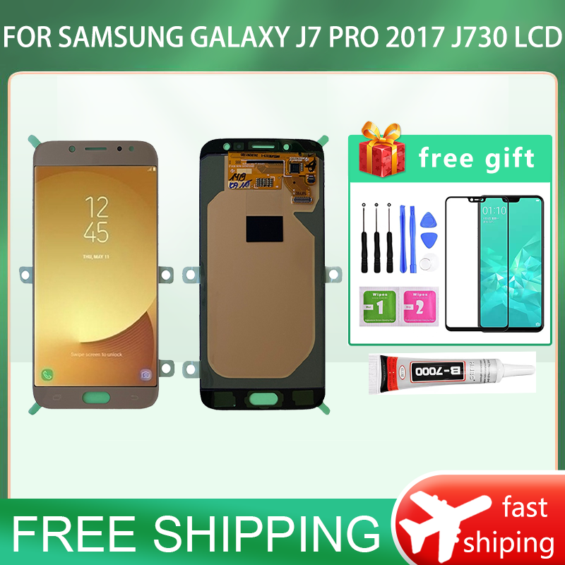 อะไหล่หน้าจอสัมผัส LCD สําหรับ SAMSUNG Galaxy J7 Pro 2017 J730 J730F J730GM DS J730G DS