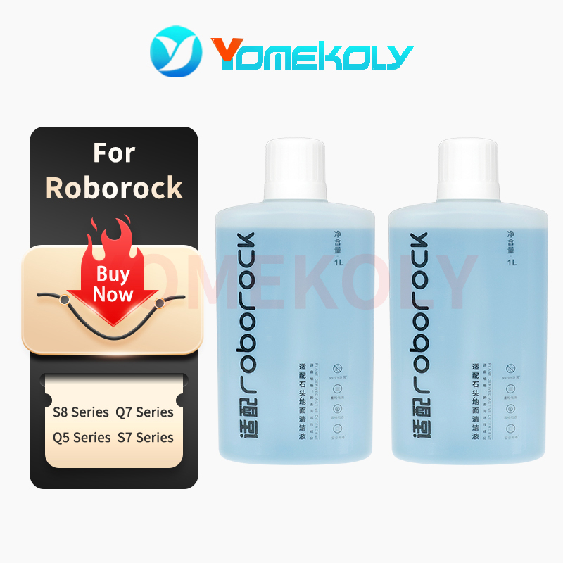 น้ํายาทําความสะอาดพื้น สําหรับ（Fluid Floor Cleaner） Roborock S8 pro Ultra S8 S8+ Q5 Series Q7 Series S7 Max Ultra S7 MaxV PLUS S7 MaxV T7S T7S PLUS 1L