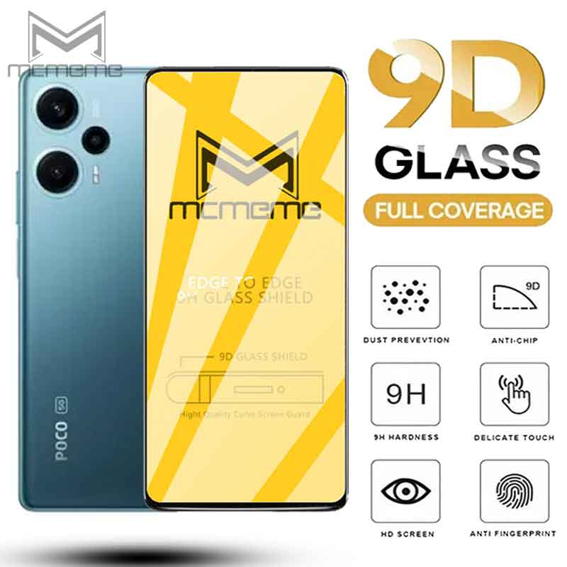 กระจกนิรภัยกันรอยหน้าจอ 9D สําหรับ Xiaomi POCO X7 C75 C65 F5 F6 X6 X5 M6 M5 M5s F4 F3 X4 GT C40