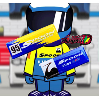 Jdm สติกเกอร์เรซิ่น รูปช้อนส้อม 3D สําหรับติดตกแต่งเกียร์รถยนต์