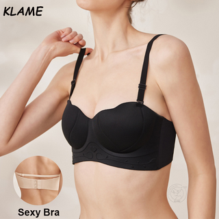 Klame Traceles ชุดชั้นใน บราเซียร์ ดันทรง ไม่มีโครงเหล็ก เซ็กซี่ ไม่มีโครงเหล็ก คัพครึ่งคัพ สําหรับผู้หญิง KLM282