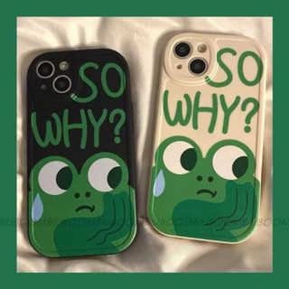 เคส Samsung A14 A04 A12 A73 A53 A52 A52S A33 A32 A23 A72 A22 A13 4G 5G A03S A02S A11 A02 A03 A51 A50 A50S A30S A20 A30 A20S A10S A21S M12 M22 M32 M11 M02 เคสมือถือซัมซุง SO WHY？ กบน่ารัก เคสโทรศัพท์มือถือ