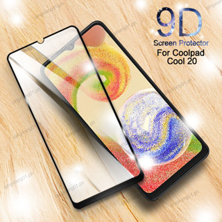 ฟิล์มกระจกนิรภัยกันรอยหน้าจอ สีดํา สําหรับ Coolpad Cool 10A Cool 20 Cool 20s 2 ชิ้น