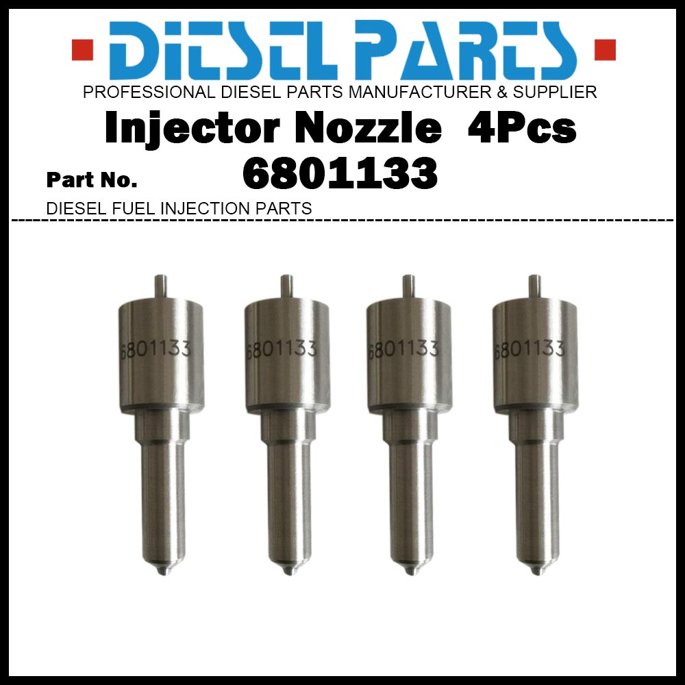 เคล็ดลับหัวฉีดหัวฉีดน้ํามันเชื้อเพลิง 4 ชิ้น 6801133 81867538 สําหรับ Ford New Holland 2450 2550 561