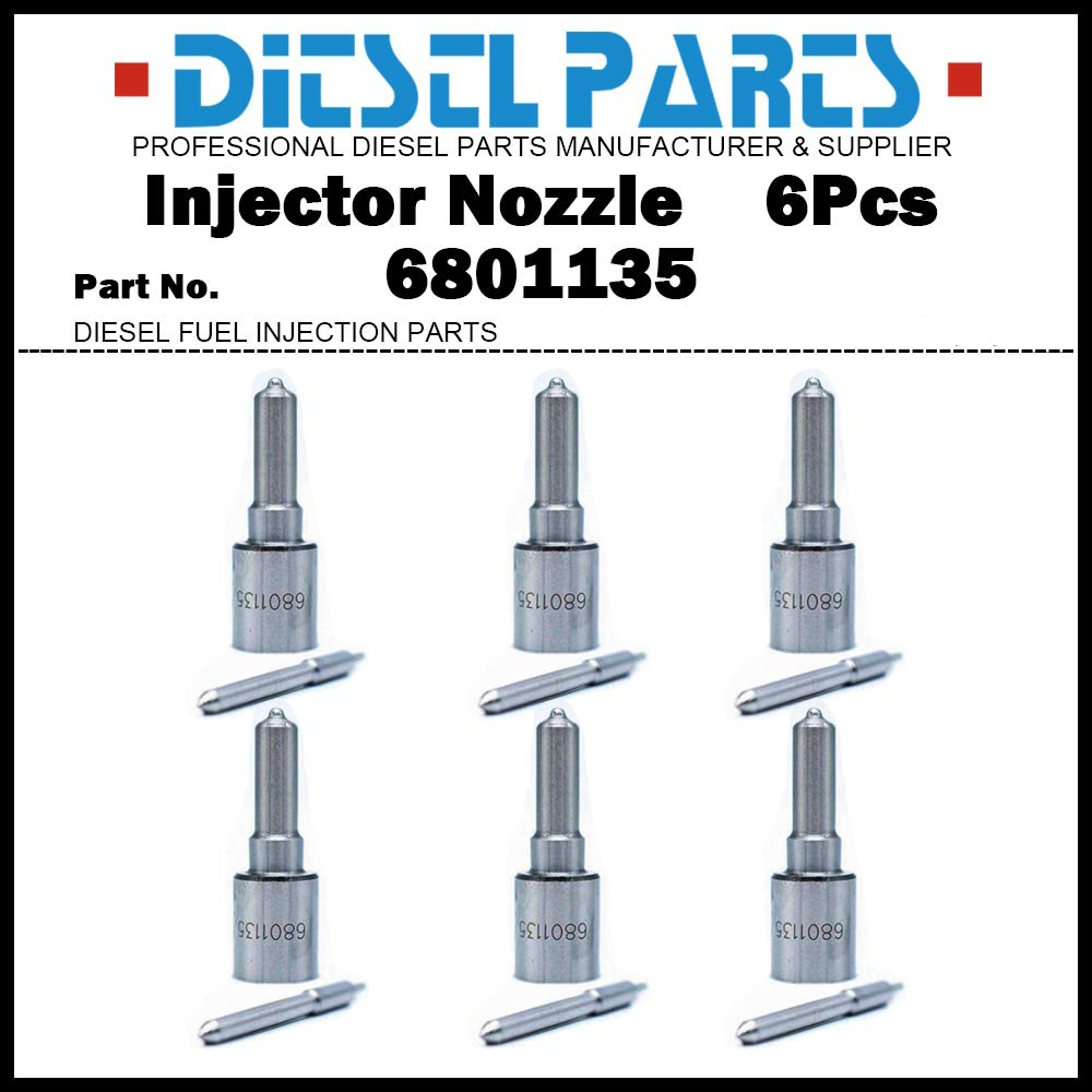 เคล็ดลับหัวฉีดหัวฉีดน้ํามันเชื้อเพลิง 6x 6801135 E8NN9E527BA F1NN9E527CA สําหรับ Ford NEW HOLLAND ​3