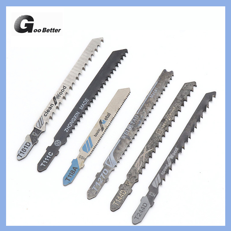 ใบเลื่อยโค้งไม้และโลหะการประมวลผลใบเลื่อย 5 ชิ้น/ชุด T101D T111C T118A T144D T127D