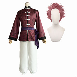 Holoun Blue Lock Cosplay วิกผมคอสเพลย์ SAE Kung Fu Costume สีฟ้า ปรับได้ สําหรับปาร์ตี้