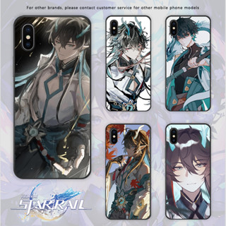 พร้อมส่ง Honkai: Star Rail Dan Heng เคสโทรศัพท์มือถือ กระจกนิรภัย ซิลิโคนนุ่ม ลายไพ่ทาโรต์