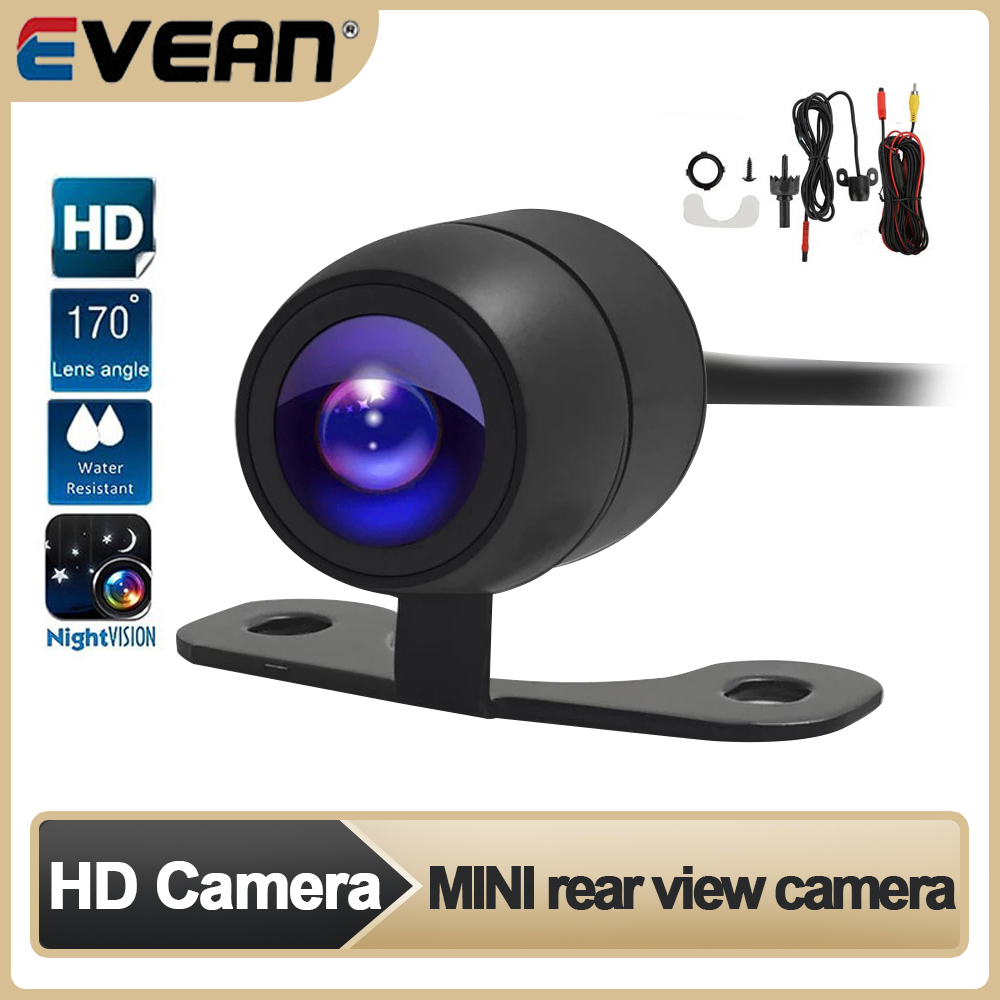 Evean กล้องมองหลังรถยนต์ HD CCD Night Vision กล้องสำรองมุมกว้าง 170 องศา